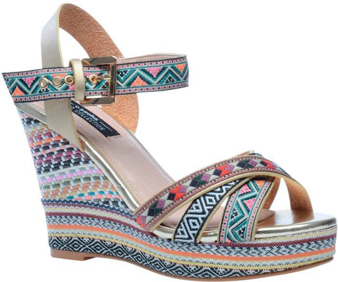 Sacha sandalettes blauw