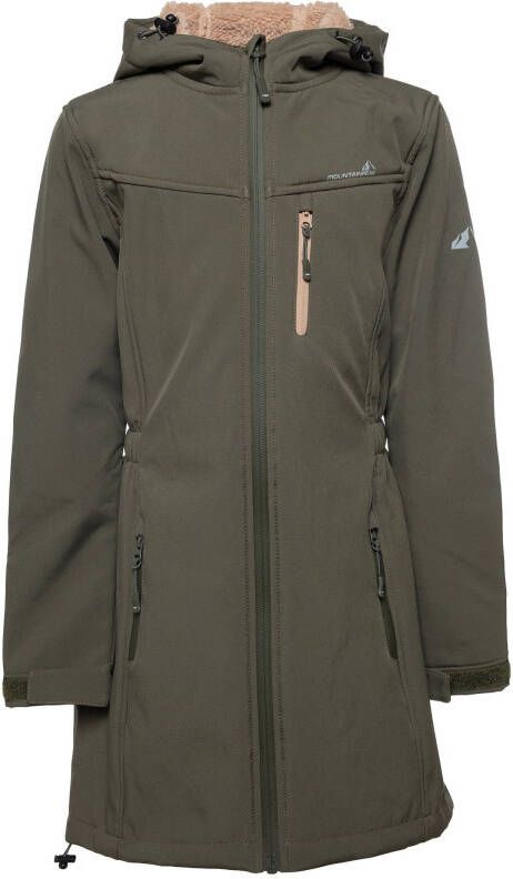 Scapino Mountain Peak softshell outdoor jas groen