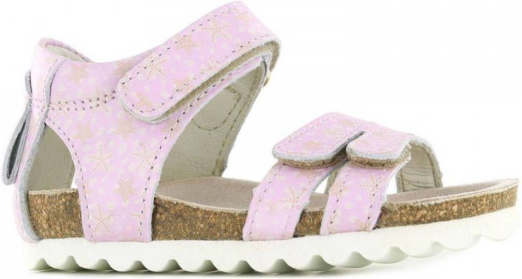 Shoesme BI22S076 K leren sandalen roze