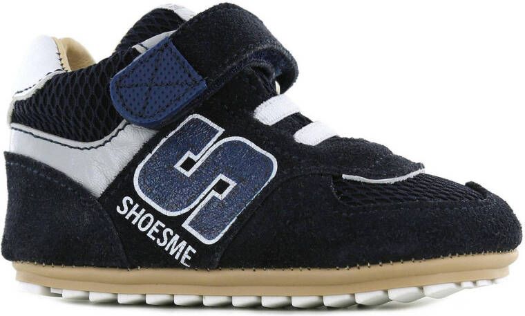 Shoesme BP22S001 C suède sneakers donkerblauw online kopen