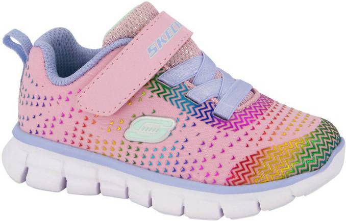 Skechers Lichtroze lightweight sneaker maat 22