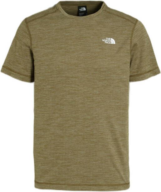 The North Face gemêleerd T shirt Lightning groen