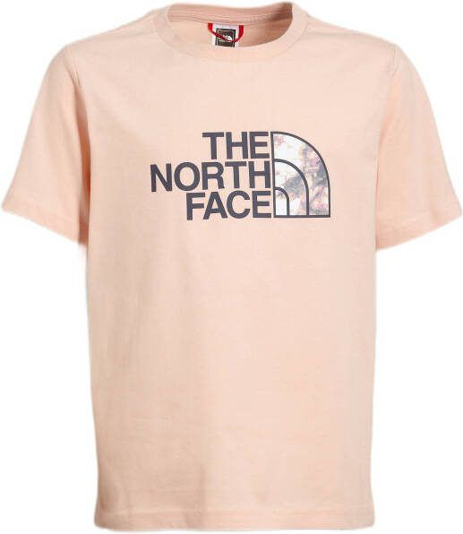 The North Face easy boyfriend shirt roze kinderen