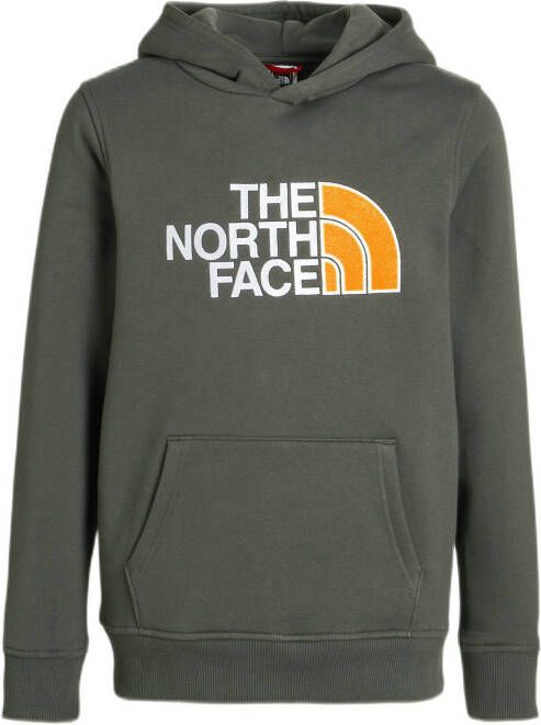 The North Face unisex hoodie Drew Peak donkergrijs/goud