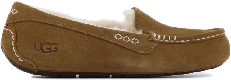 UGG Ansley suède pantoffels bruin