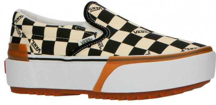 VANS Classic Slip-On Stacked plateau sneakers ecru/zwart