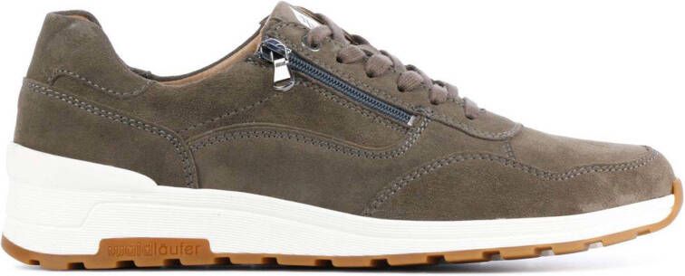 Waldlaufer 734007 suède veterschoenen taupe