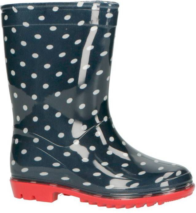 XQ regenlaarzen blauw/wit