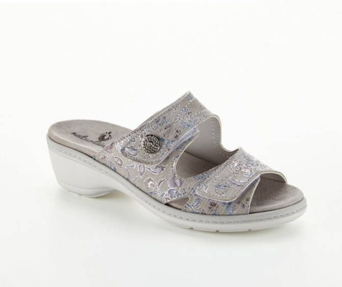 Naturläufer Muiltje met klittenbanden Grijs