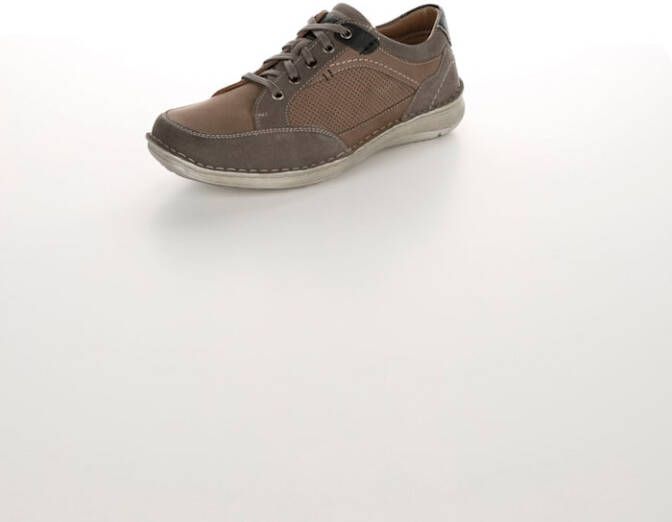 Naturläufer Veterschoen met perforaties opzij Taupe