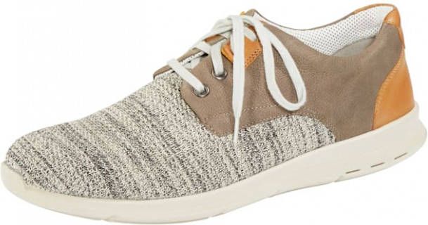 Naturläufer Veterschoen met superstretchtextiel Bruin/Beige