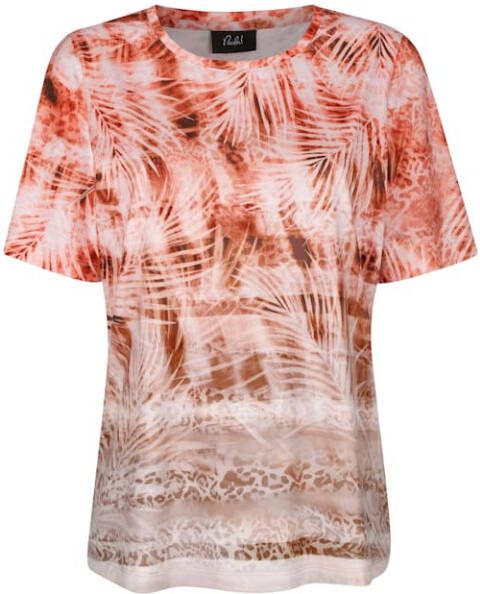 Paola Shirt met bladerenmotief Terra