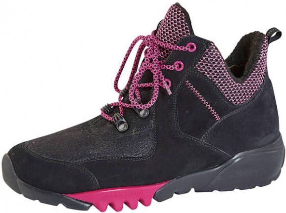 Waldläufer Wandelschoen Zwart/Pink